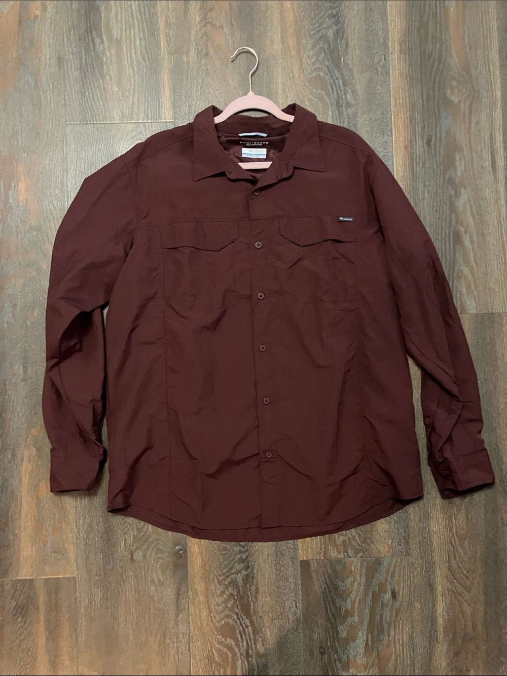 Columbia Omni Shade burgundy XL